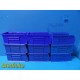 Lot of 9 Akro-Mils 30230 Blue Plastic Storage Bins (11 x 5.5 x 5") ~ 30839