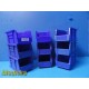 Lot of 9 Akro-Mils 30230 Blue Plastic Storage Bins (11 x 5.5 x 5") ~ 30839