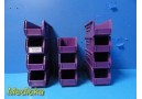 Lot of 11 Akro-Mils 30224 Purple Plastic Storage Bins (11 x 4.25 x 4") ~ 30840