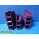 Lot of 11 Akro-Mils 30224 Purple Plastic Storage Bins (11 x 4.25 x 4") ~ 30840