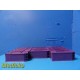 Lot of 11 Akro-Mils 30224 Purple Plastic Storage Bins (11 x 4.25 x 4") ~ 30840