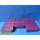 Lot of 11 Akro-Mils 30224 Purple Plastic Storage Bins (11 x 4.25 x 4") ~ 30840