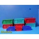 Lot of 9 Akro-Mils 30210,30220,30230 Plastic Storage Bins (Various Sizes)~30841