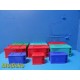 Lot of 9 Akro-Mils 30210,30220,30230 Plastic Storage Bins (Various Sizes)~30841