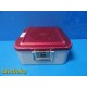 Aesculap Sterilization Container W/ Lid & Retention Plate, 11x10.75x4.75" ~30924