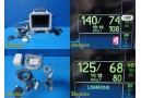 GE Transport Pro Patient Monitor W/ Tram 451M Module & Patient Leads ~ 31014