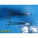 Lot of 2 V. Mueller SU16120 Heaney Needle Holders, 8-1/4 inch, Curved ~ 20322