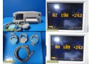 GE 120 Series Model 0126 Fetal Monitor W/ 2X US & 1X Toco Transducer ~ 31403