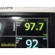 2012 Philips VS4 Sure Signs Monitor W/ TEMP NBP SPO2 Leads Premium Stand ~ 32184