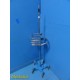 GE Dinamap Pro Care Series Rolling Stand W/ Basket Blue ~ 32241