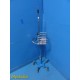 GE Dinamap Pro Care Series Rolling Stand W/ Basket Blue ~ 32241