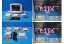 Philips MP30 Multiparameter Patient Monitor W/ some Leads & MMS Module ~ 32148