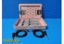 Unbranded (ELMED Surgical) Fully Coated Barnhill Adenoid Curettes W/ Case ~32437