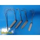 Lot of 5 V. Muller & Pilling Assorted Cooley Atrial Retractors Set ~ 32408