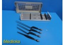 Stryker Silverglide PRO SERIES Non-Stick Bipolar Forceps Set W/ Case ~ 32549