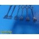 6X V. Muller Stille Assorted Murphy Retractors (Blunt/Sharp 3/4 Prongs) ~ 32748