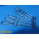 6X V. Muller Stille Assorted Murphy Retractors (Blunt/Sharp 3/4 Prongs) ~ 32748