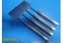 4X BD V. Mueller VM81-4724 Hibbs Osteotomes, 1-1/4" Blade,OL 9.5" Straight~32660