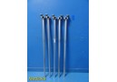 5X Zimmer Chick Orthopedics Traction Frame Plain Bar W/ Swivel Clamp 48" ~33764