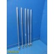 5X Zimmer Chick Orthopedics Traction Frame Plain Bar W/ Swivel Clamp 48" ~33764