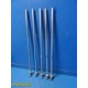 5X Zimmer Chick Orthopedics Traction Frame Plain Bar W/ Swivel Clamp 48" ~33764