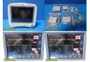 GE Dash 4000 Patient Monitor (NBP, ECG, TEMP, Masimo SPO2, CO) W/ Leads ~ 34058