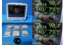 GE Dash 5000 Patient Monitor (IPB,NBP,ECG,SpO2,TEMP,CO2) W/ NEW Leads ~ 34060