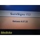 Philips VS3 SureSigns 863073 Spot Vitals Monitor W/ Leads & Client Bridge ~34180