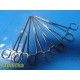 11X V. Mueller SU2752 (7.25") SA2750 (6.5") Pean Artery Forceps, Straight ~34559