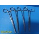 11X Weck,Pilling,Storz,Stille,Jarit,V.Mueller Assorted Rochester Forceps ~ 34546