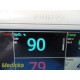 Philips VS3 SureSigns 863073 Spot Vitals Monitor W/ (NBP,SPO2,TEMP) Leads ~34218