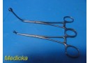 2X V. Mueller CH7950 & CH7952 Javid Carotid Artery Bypass Shunt Clamps ~ 34579