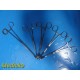 5X V.Mueller, Miltex, Pilling Assorted Ballenger/Foerster Sponge Forceps ~ 34567