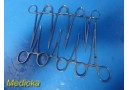 8X Pilling Weck V.Mueller Konig Lawton Jarit Assorted Hemostatic Forceps ~ 34566