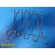 8X Pilling Weck V.Mueller Konig Lawton Jarit Assorted Hemostatic Forceps ~ 34566