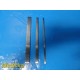 6X Jarit Assorted Lambotte Osteotomes Straight ¼ to 1½" Stainless Steel ~34296