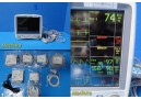 GE Dash 5000 Patient Monitor (NBP,ECG,TEMP,CO,Masimo SPO2,CO2,IBP) Leads ~34305