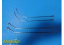 4X Pilling Assorted Microsurgical Suction Tubes Angled/Curved No Heads ~ 34405