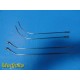 4X Pilling Assorted Microsurgical Suction Tubes Angled/Curved No Heads ~ 34405