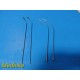 4X Pilling Assorted Microsurgical Suction Tubes Angled/Curved No Heads ~ 34405