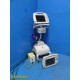 Invivo Precess MRI Monitor W/ Cart, SPO2 ECG Modules, Sensor & Lead Wires ~34393