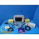 Invivo Precess MRI Monitor W/ Cart, SPO2 ECG Modules, Sensor & Lead Wires ~34393