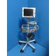 MDE ESCORT PRISM 20403-100 COLORED MONITOR W/ NBP ECG LEADS & STAND ~ 11626