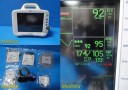 2011 GE Dash 3000 Series Patient Monitor (SpO2 Nellcor) W/ NEW Leads ~ 34490