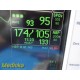 2011 GE Dash 3000 Series Patient Monitor (SpO2 Nellcor) W/ NEW Leads ~ 34490