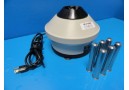 BD Clay Adams 0151 6 Place Compact Analytical Centrifuge W/ Rotor & Tubes~12687