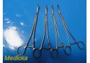 Lot of 04 Aesculap BJ531 Heaney Hystrectomy Forceps ~ 34682