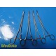 Lot of 04 Aesculap BJ531 Heaney Hystrectomy Forceps ~ 34682