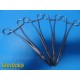 Lot of 04 Aesculap BJ531 Heaney Hystrectomy Forceps ~ 34682