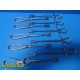 V.Mueller Codman Weck SKLAR Assorted Murphy Retractors Blunt/Sharp Prongs~34922